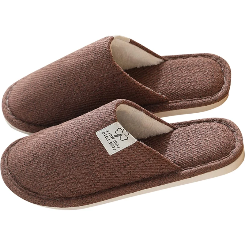 Pantofole Antiscivolo In Lino Per Uomo E Donna - Ciabatte Confortevoli Per Interno Ed Esterno Con Suola EVA - 3