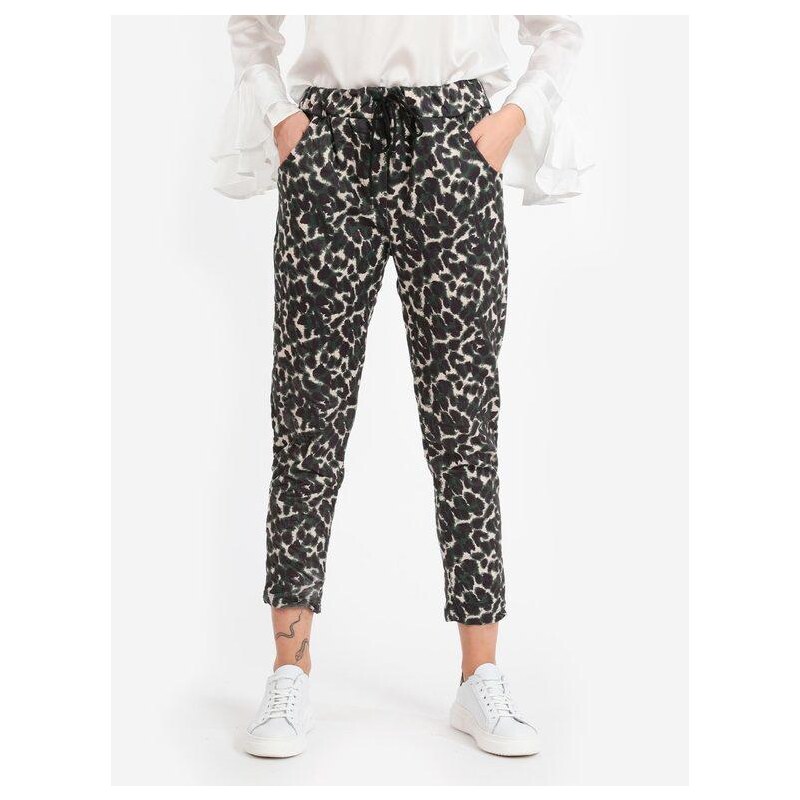 Pantaloni leopardati outlet