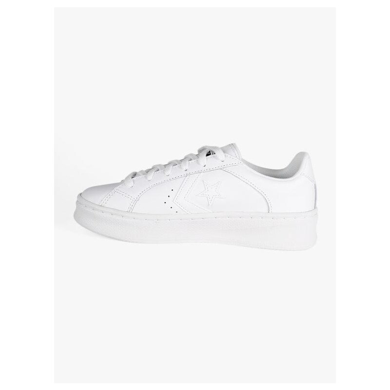 Converse Pro Leather Sneakers In Pelle Donna Platform Basse Bianco Taglia 40.5
