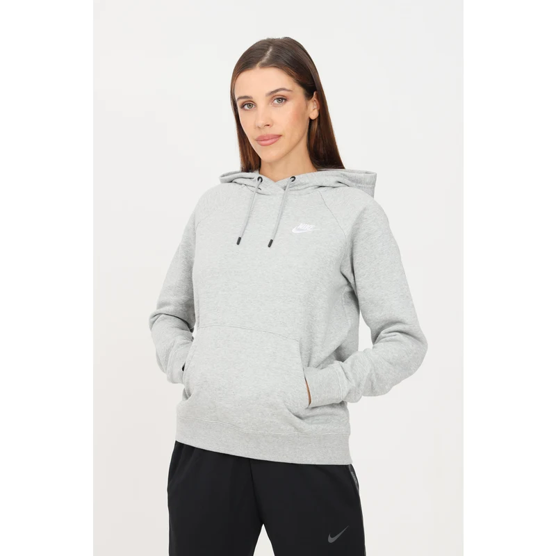 NIKE Felpa donna grigio nike con cappuccio Stileo