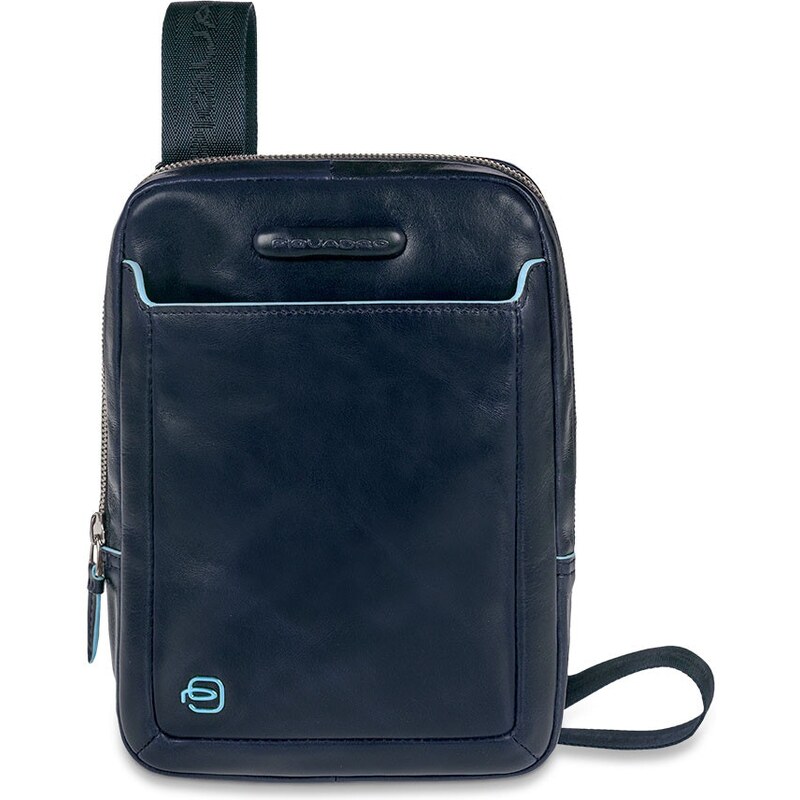 Piquadro mini borsello blu square
