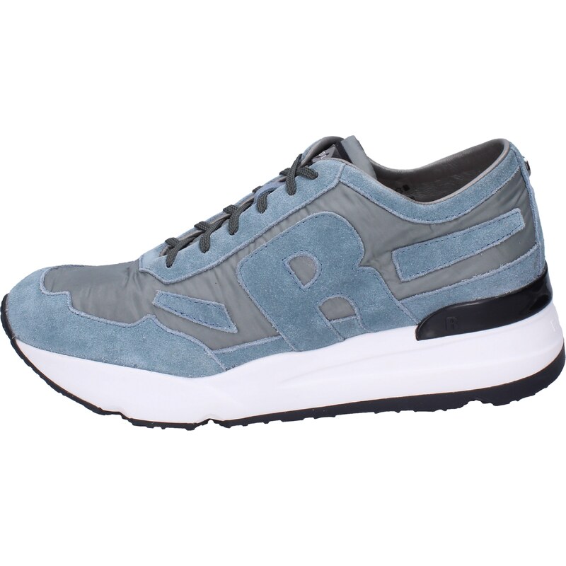 RUCOLINE Zooode Sneakers Uomo Scarpe con lacci camoscio grigio Tg. 41 43 44 Stileo