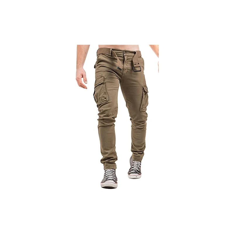Instinct I Pantaloni Cargo Uomo in Cotone, Pantaloni con Tasche
