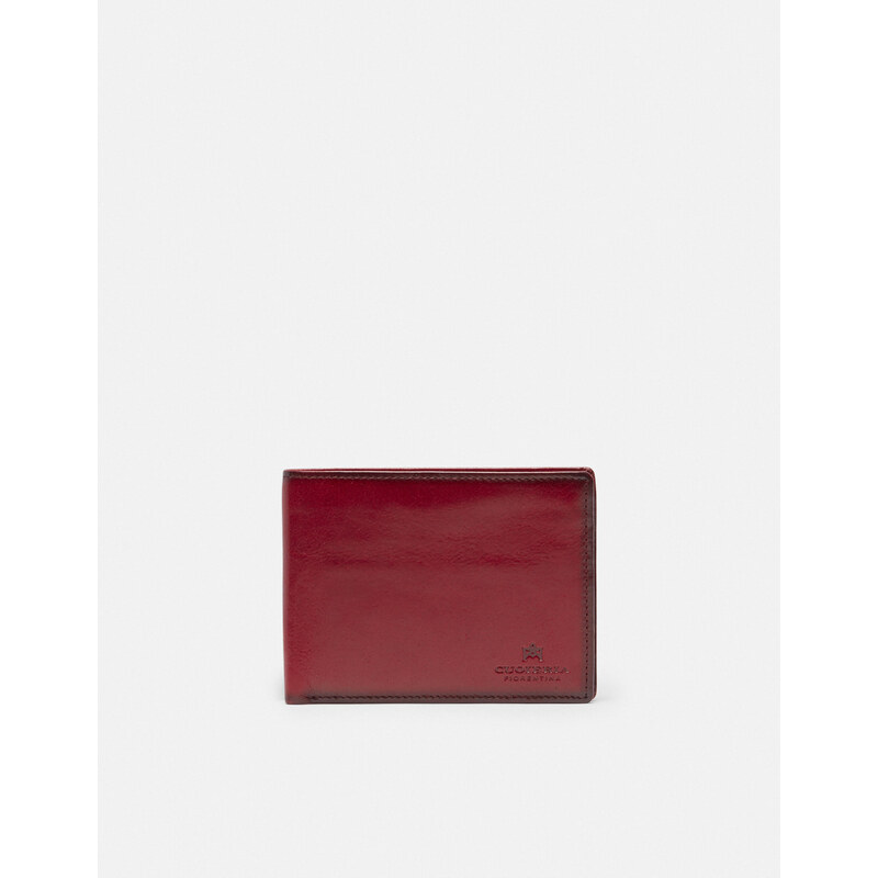 Official Fiorentina Wallet In Genuine Leather By Enzo Castellano