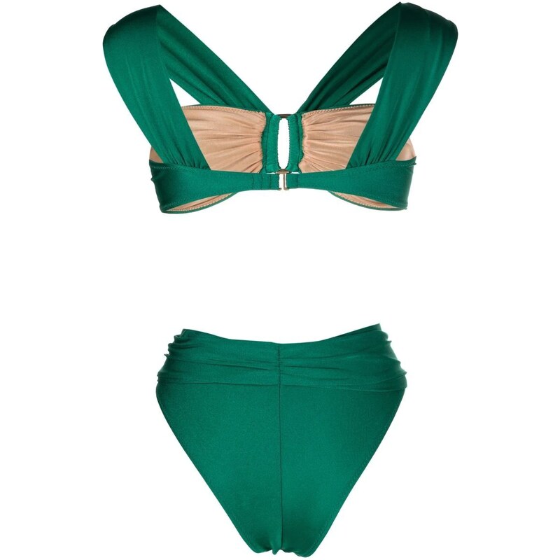 Noire Swimwear Bikini con spalle scoperte - Verde GU7826