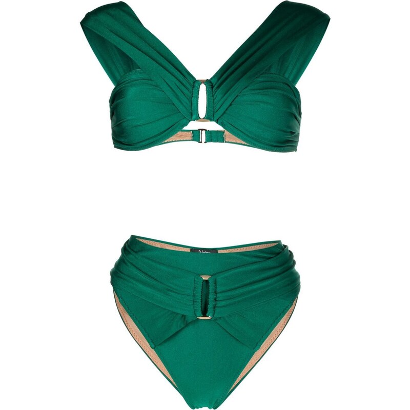 Noire Swimwear Bikini con spalle scoperte - Verde GU7826 Noire Swimwear Bikini con spalle scoperte - Verde GU7826