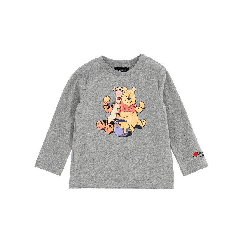 Monnalisa T-shirt jersey Tigro e Winnie the Pooh