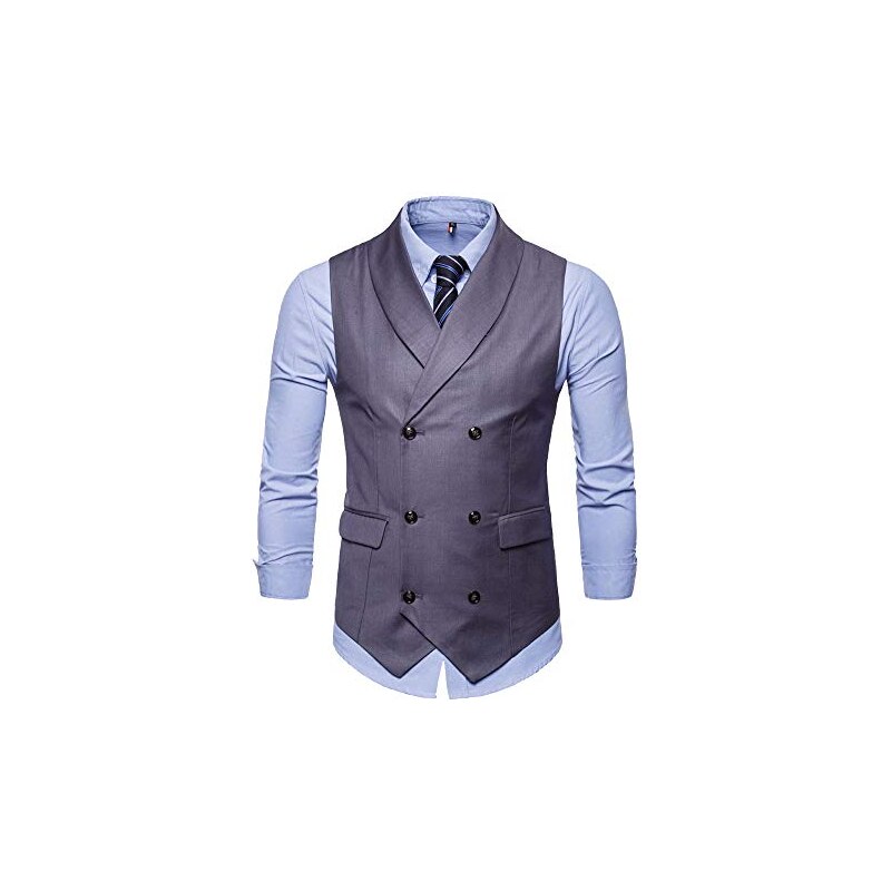 Abbigliamento Invernale Gilet Uomo In Pile Senza Maniche - Giacca Con