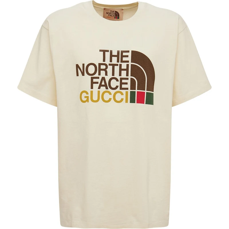 T shirt The North Face X Gucci In Cotone. Uomo Stileo