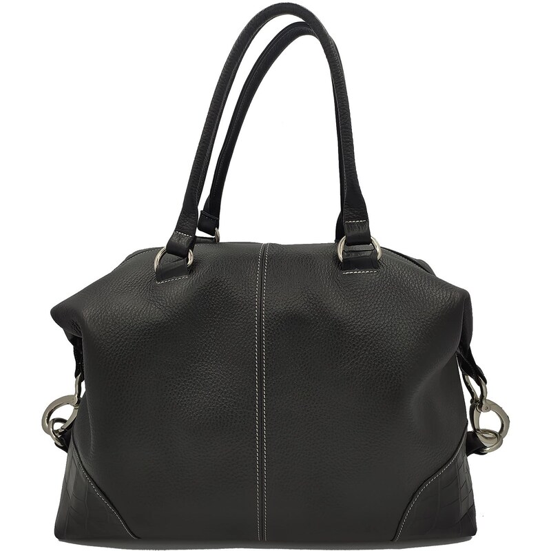 Borsa a mano Tulia bauletto da donna in pelle colore marrone