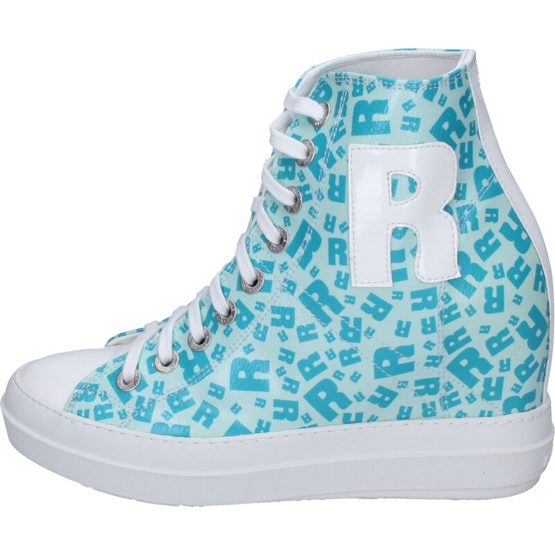 RUCOLINE NICY 4914 - Zooode.com - Sneakers Donna Scarpe con lacci pelle sintetica celeste| Tg. 38 (Ultimo in Stock).