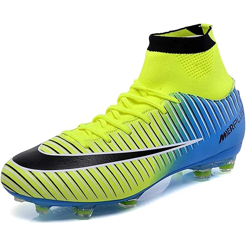 IFIKK Scarpe da Calcio Unisex-Bambini Scarpe Sportive Tacchetti