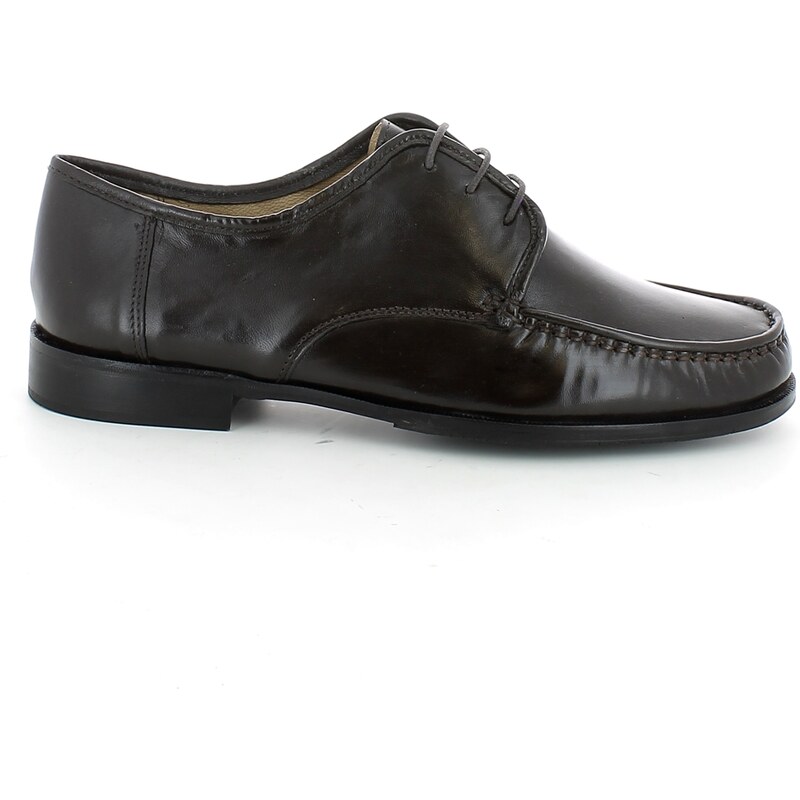 REBECCA VAN DIK Mocassino Donna Testa Di Moro In Pelle MOCASSINO