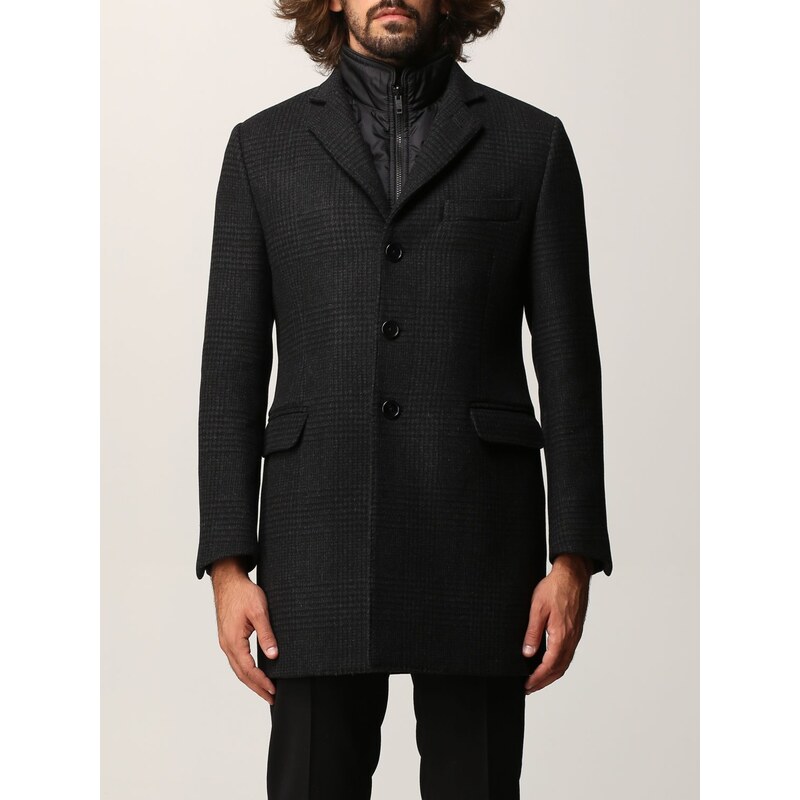 Cappotto Fay in principe di Galles con pettorina Uomo