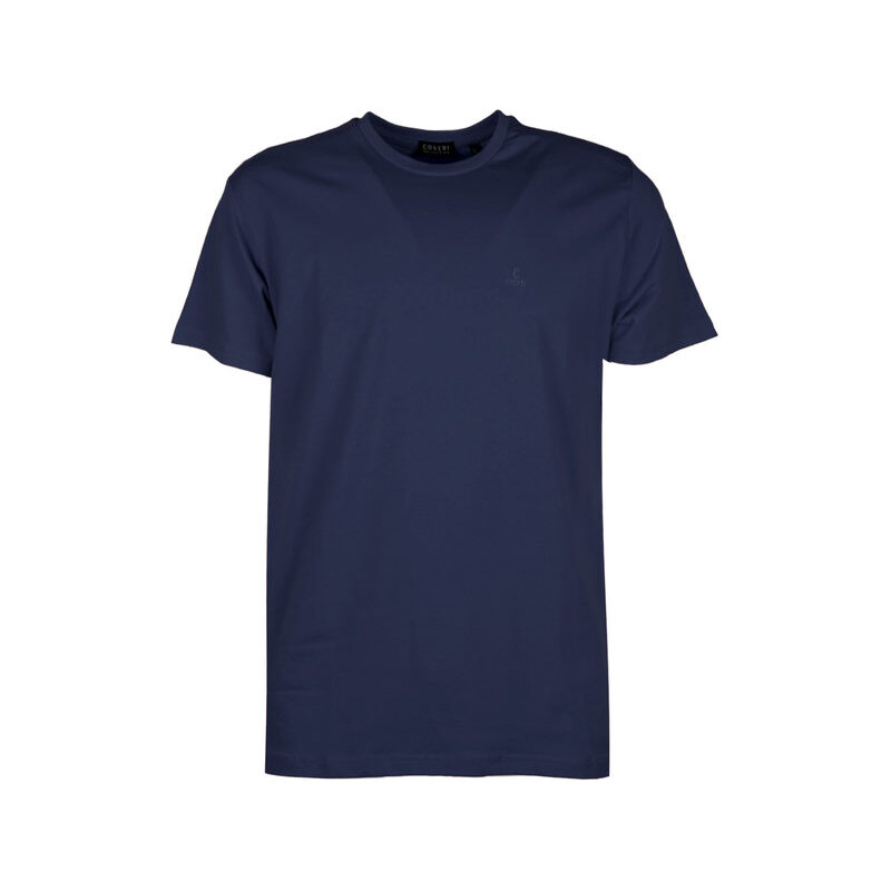 Coveri Collection T-shirt Girocollo Da Uomo Manica Corta Blu Taglia M
