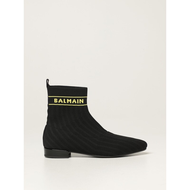Balmain Paris Stivale Balmain Balmain Nero Scarpe Stivali Donna