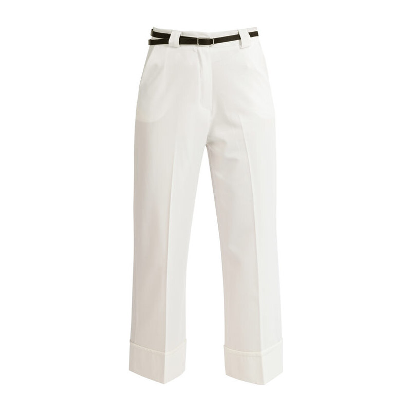 Daystar Pantaloni Donna 7/8 a Gamba Larga Casual Bianco Taglia S