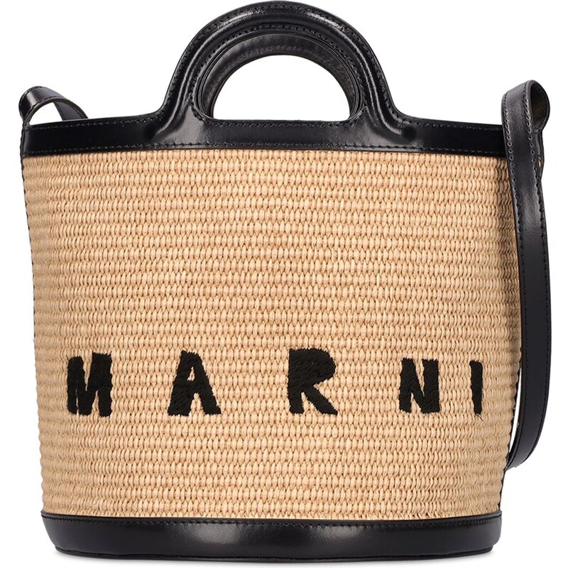 MISAKO Xisti Borsa Piccola A Tracolla Effetto Rafia – Naturale 13x21x5 Cm, 100% Polipropilene, Per Primavera Estate, Modella Sostenibile