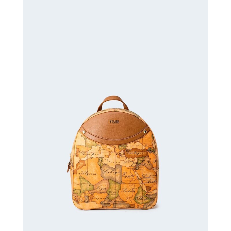 Borsa Donna Alviero Martini 1a Classe Modello Prima Classe, Colore Beige, Unica, In Tessuto Con Stampa Geografica, Casual E Raffinata