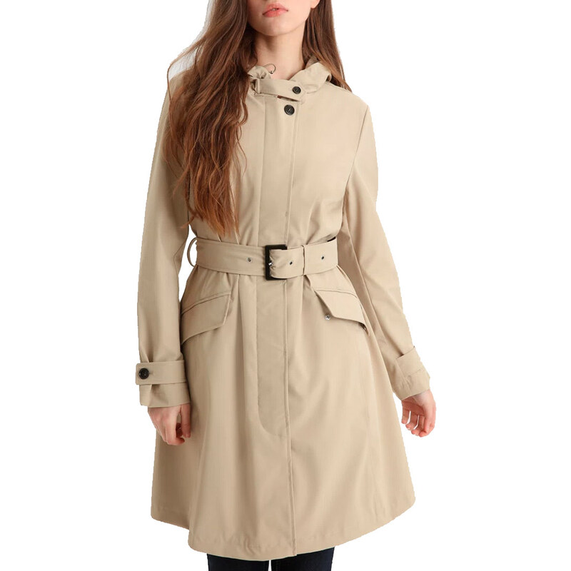 WOOLRICH TRENCH BELTED FAYETTE LIGHT