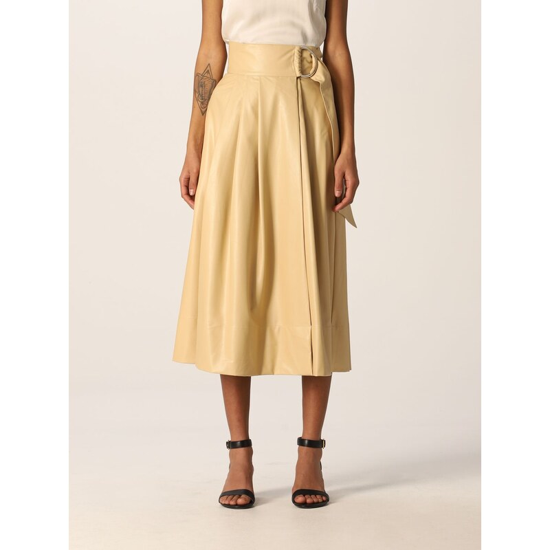 Gonna Plisse Gonna Lunga Twin Set Twinset Gonna Plisse Pelle Gonna