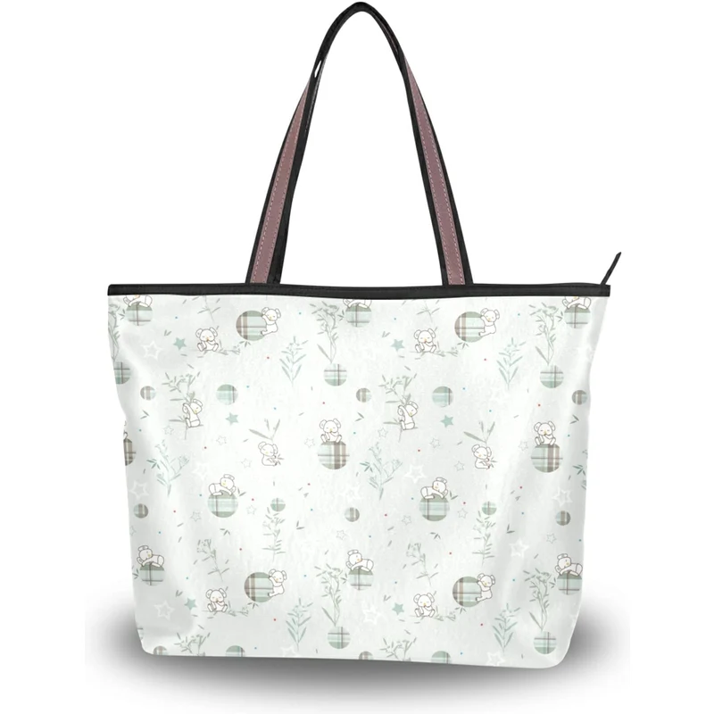 Hikaro Grande borsa da spiaggia idrorepellente con cerniera Batik Style