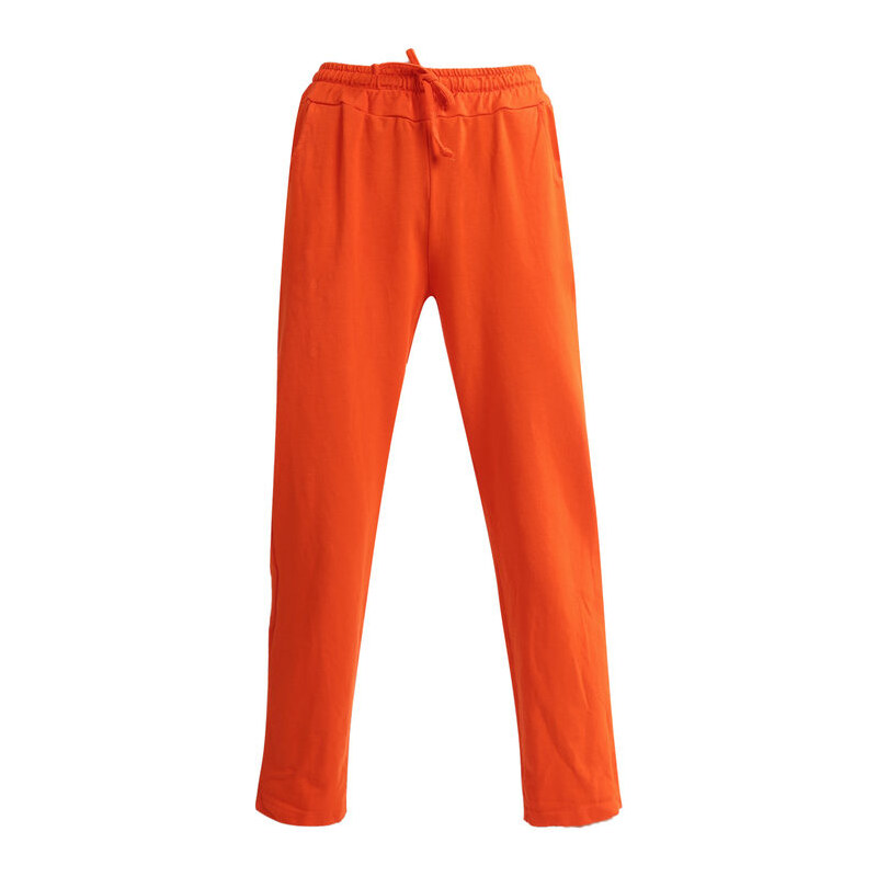 Solada Pantaloni Donna In Felpa Sportivi Arancione Taglia Unica