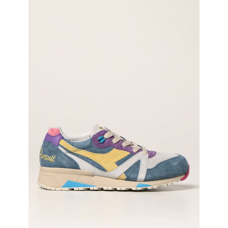 Diadora N9000 Ice Cream X Feature - Scarpe Da Ginnastica Da Uomo Traforate Con Lacci, Stile Casual, Colore Rosa, Taglia 44 D, Arancione, 44.5 EU - Foto 8