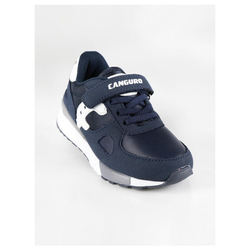 Canguro Sneakers Per Bambino In Ecopelle Scarpe Sportive Blu Taglia 28 Stileo