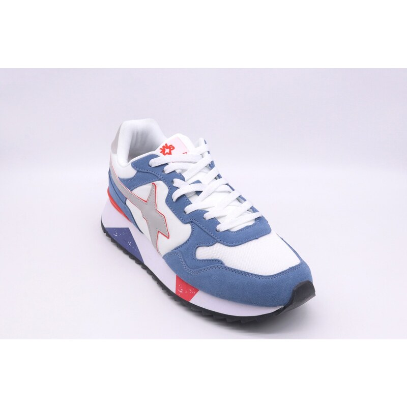 Sneakers Uomo W6YZ Jet M In Tessuto Tecnico E Camoscio Grigio – Chiusura A Lacci E Suola In Gomma Dentellata - 3