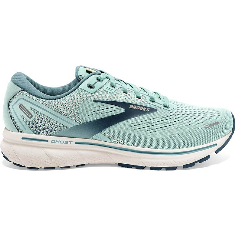 Brooks Ghost 14 Aqua Glass Whisper White Navy da Donna Stileo.it