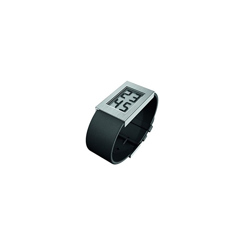 Rosendahl Orologio ROS02 e LCD (Display Digitale a Cristalli liquidi) Unisex con Cinturino in Pelle Nera 43270