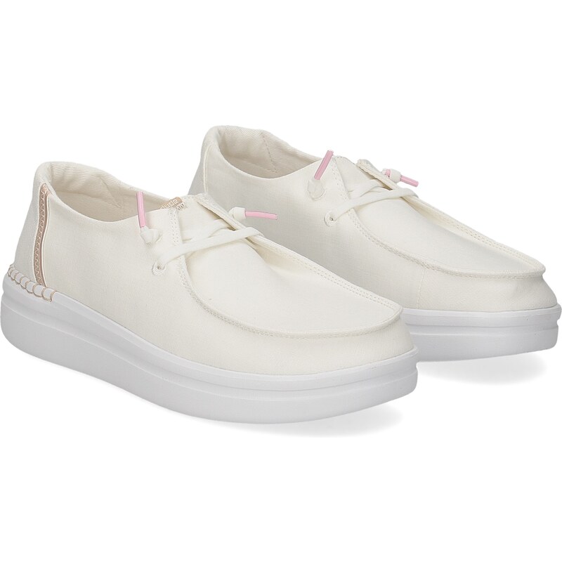 Hey Dude mocassini Wendy Rise bianco