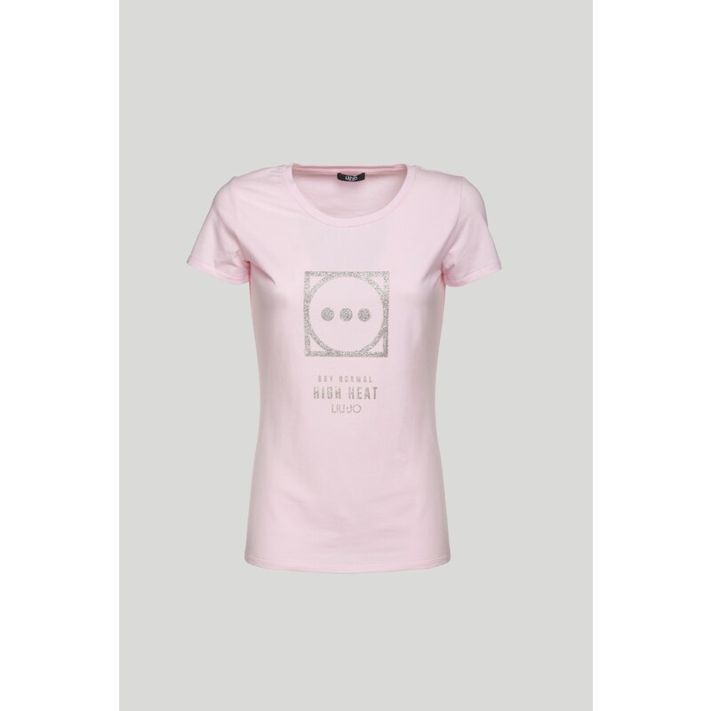 LIU-JO T-Shirt Rosa "HIGH HEAT"