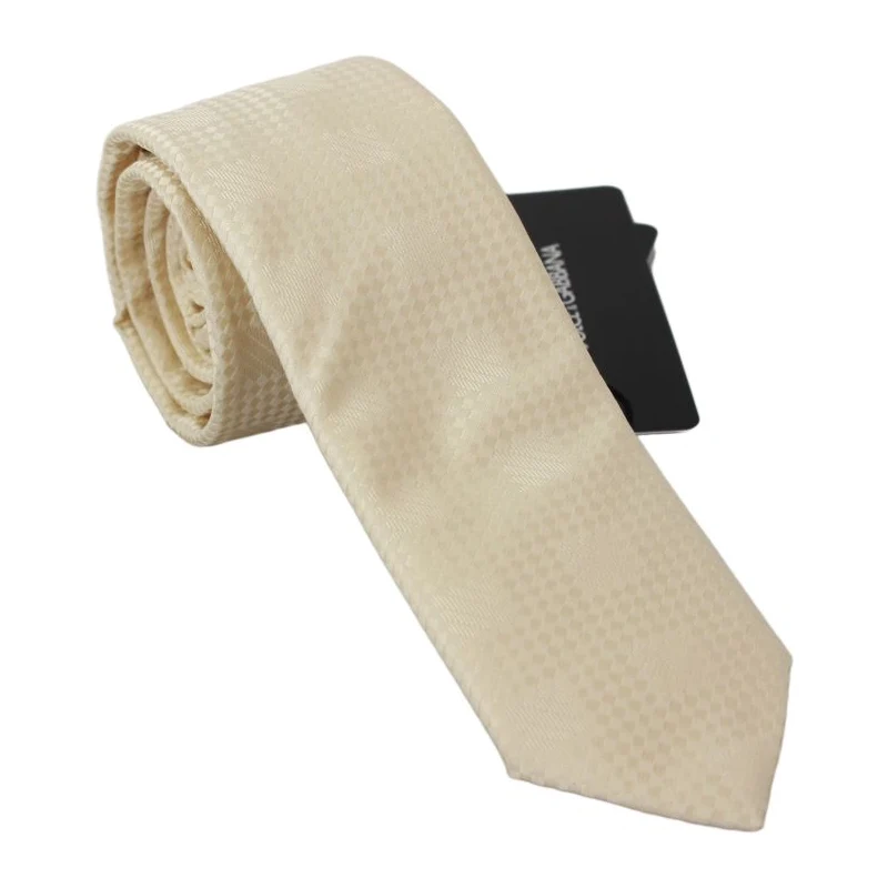 Cravatta Skinny 2.5" A Tema Daredevil - Tessuto Jacquard Miscela Seta Per Uomo