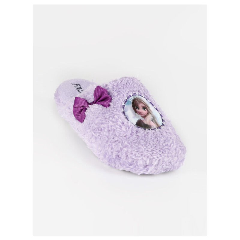 Pantofole viola da donna con ricamo floreale Fly Flot