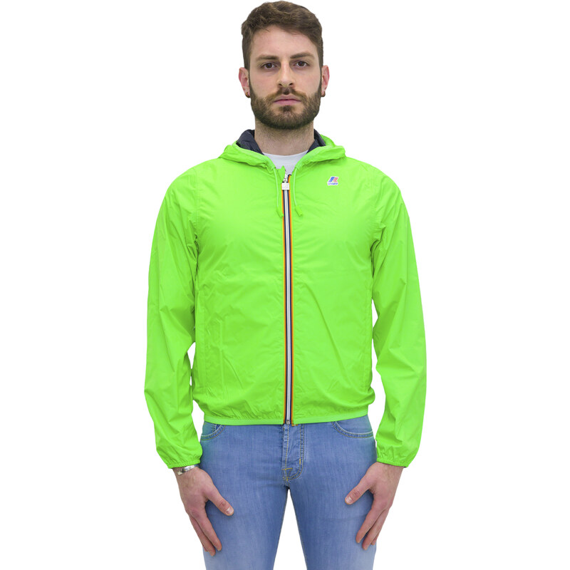 Giubbotto Kway uomo verde scuro leggero Jack eco warm