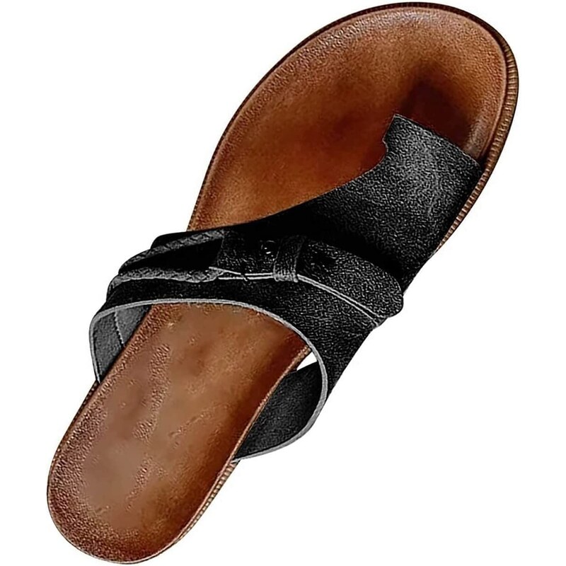 Pediconfort Sandali Donna Per Alluce Valgo – Pelle Morbida, Larghezza Comfort, Tacco 4 Cm - 3