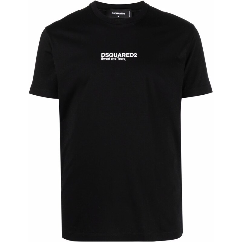 Dsquared2 T-shirt nera logotype