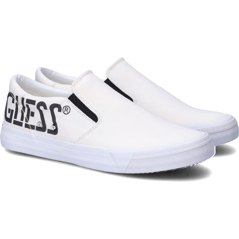 GUESS Hacon, Mocassino Uomo, Nero 002, 39 EU