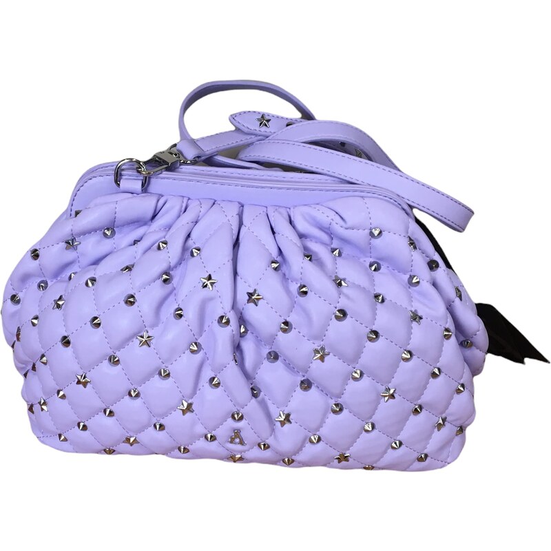 Borsa a Spalla e Tracolla L'Atelier Du Sac 14833 Rebecca Rebel Goldy Bianca Borse - Vendita borse in pelle e accessori moda a Coriano di Rimini - Pelletteria Casadei