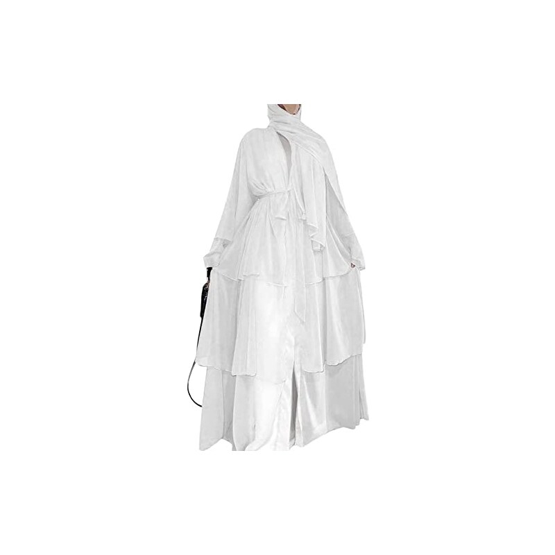 Abiti musulmani da donna, abito da preghiera musulmana a maniche lunghe Abito musulmano per le donne Hijab Abaya Full Length Abito islamico Dubai