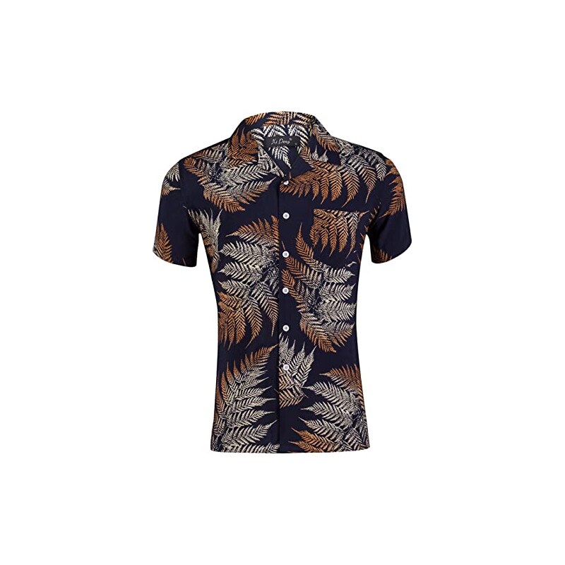 Camicia hawaiana da uomo con motivo del giorno di San Patrizio Cappello