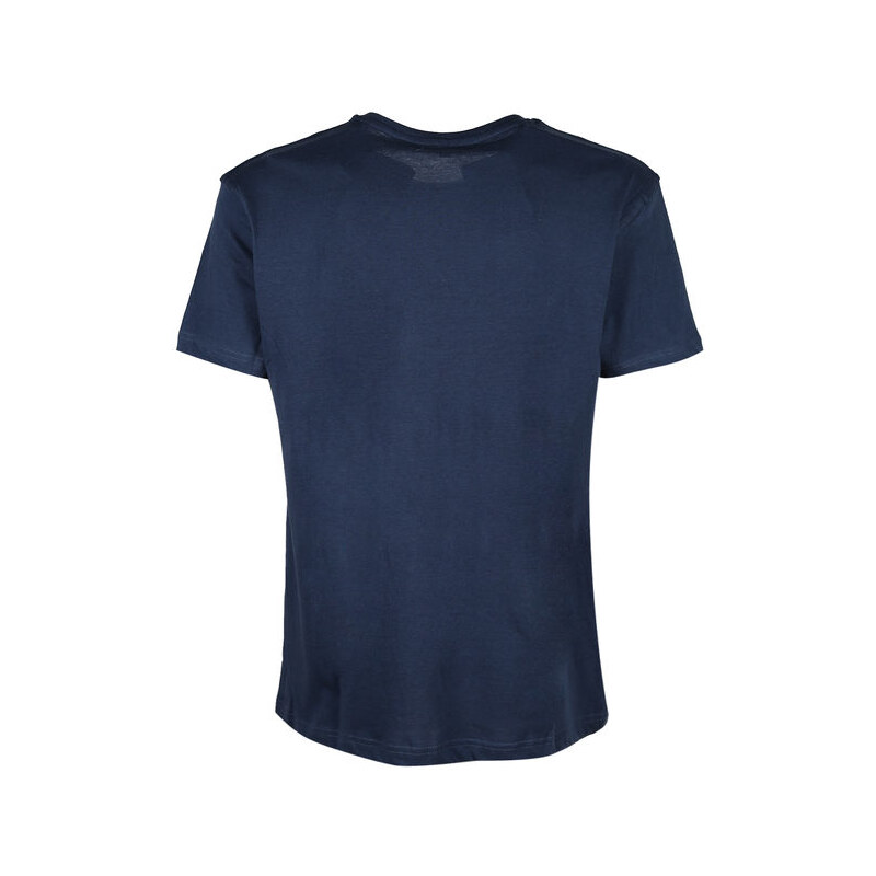 Renato Balestra T-shirt Girocollo Da Uomo In Cotone Manica Corta Blu Taglia L