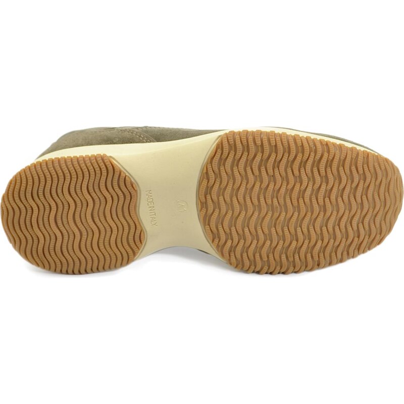 Malu Shoes Scarpe uomo polacchino comfort passeggio eleganti beige tela made in italy vera pelle camoscio gomma alta anatomica
