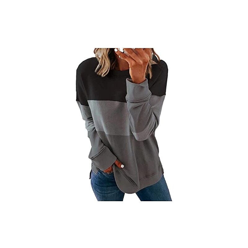 DAZY T-shirt Girocollo Tinta Una, Top Crop Da Donna - Foto 4