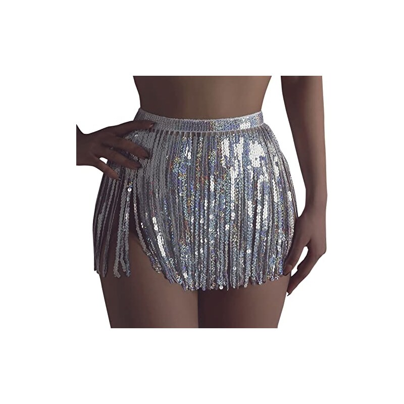 BHAWAN Body Sexy A Rete Da Donna Minigonne Con Strass Coprispalle Da Spiaggia Copricostume Copricostume Abito Longuette Con Strass 122132776