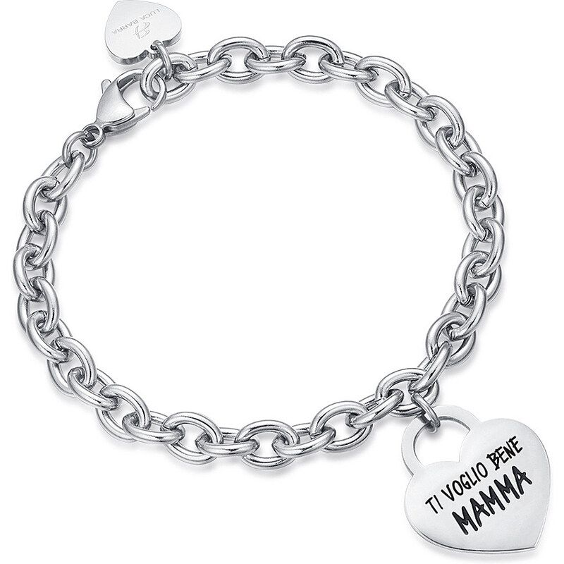 Luca Barra Bracciale da Donna Collezione Pretty Moment. Bracciale Realizzato in Acciaio con Farfalla e Cristalli Bianchi. Lunghezza: 16,5 + 3 cm. La referenza è bk1936