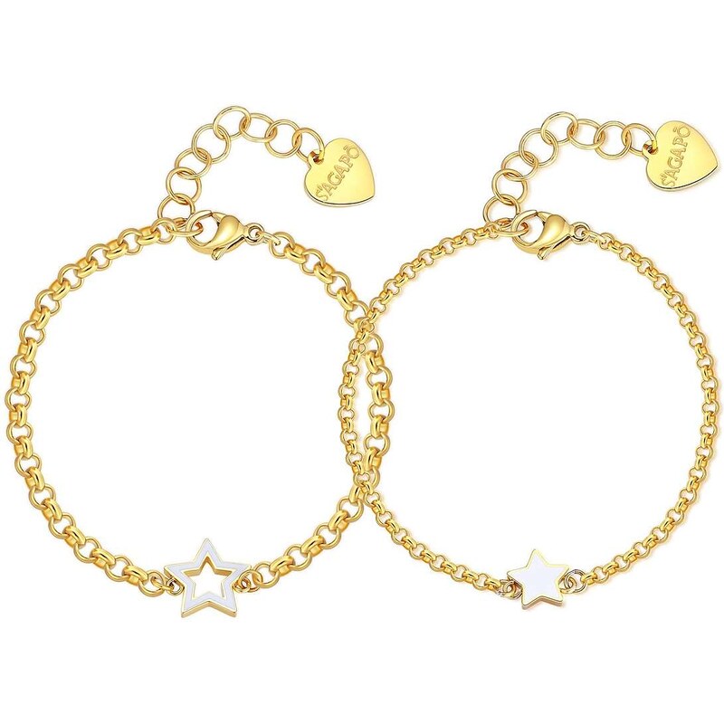Bracciale donna gioielli Sagapò Click sck124 lettera G