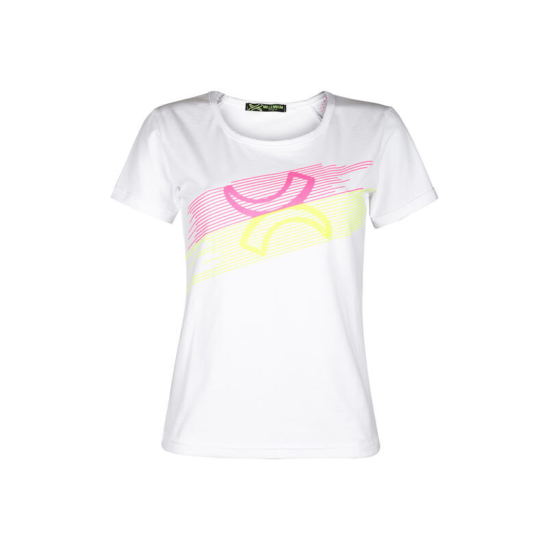 Millennium T-shirt Manica Corta Donna Con Stampa Bianco Taglia S